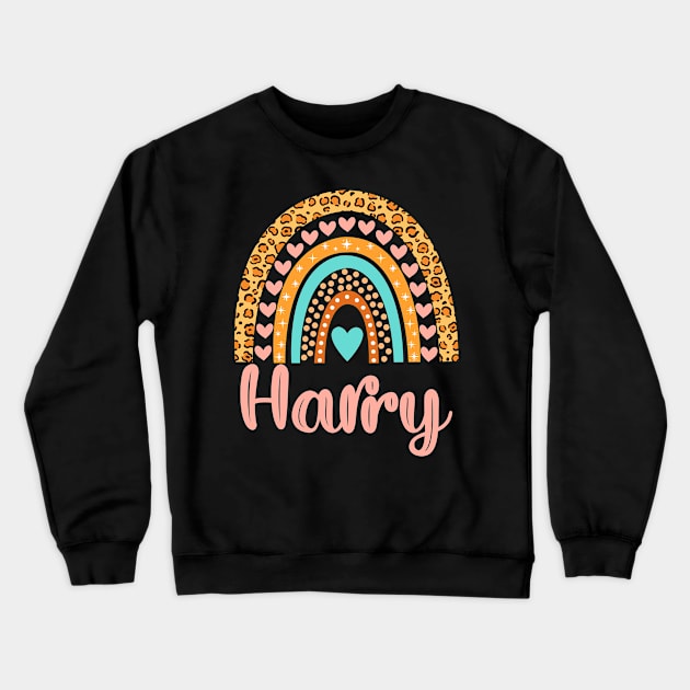 Harry Name Birthday Crewneck Sweatshirt by CreativeShirt